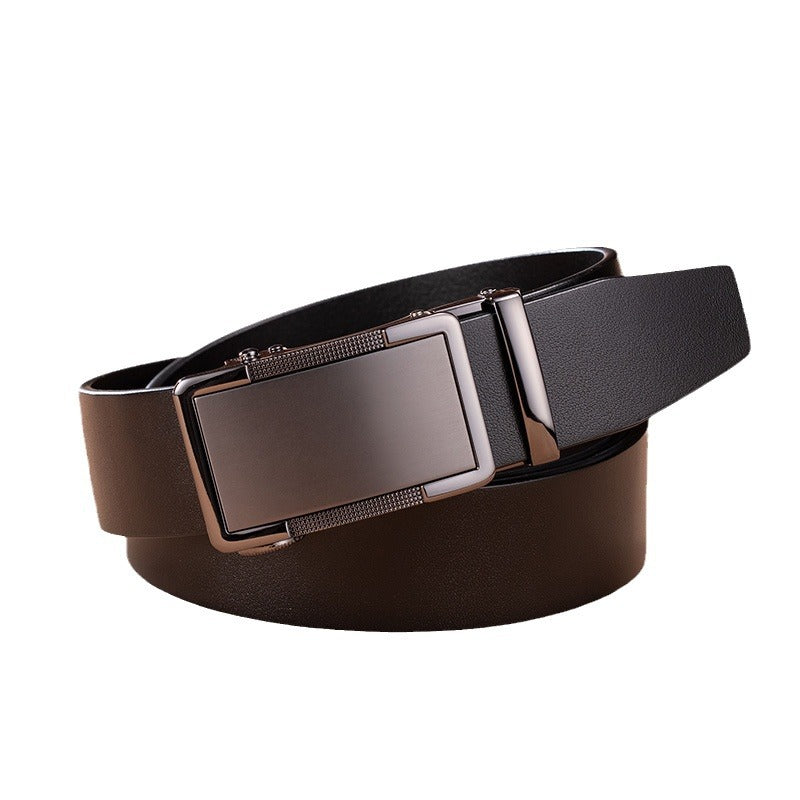 Automatic Buckle Genuine Leather Belt | Vittorio&Co.