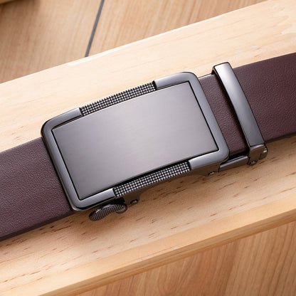 Automatic Buckle Genuine Leather Belt | Vittorio&Co.