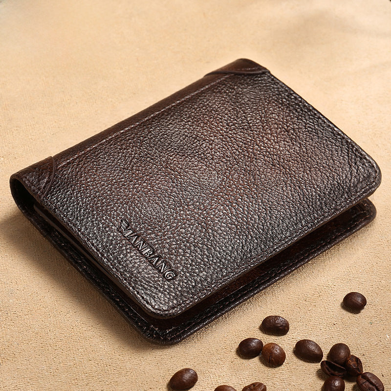 Executive RFID Leather Wallet — Men's Edition | Vittorio&Co.