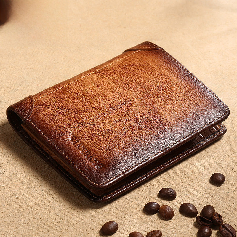 Executive RFID Leather Wallet — Men's Edition | Vittorio&Co.