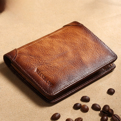 Executive RFID Leather Wallet — Men's Edition | Vittorio&Co.