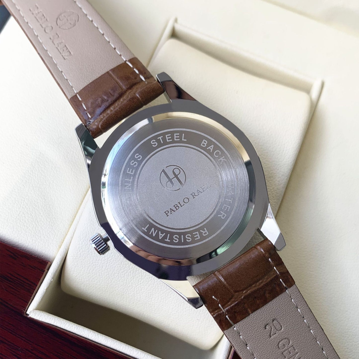 Classic Brown Strap Quartz Watch | Vittorio&Co.
