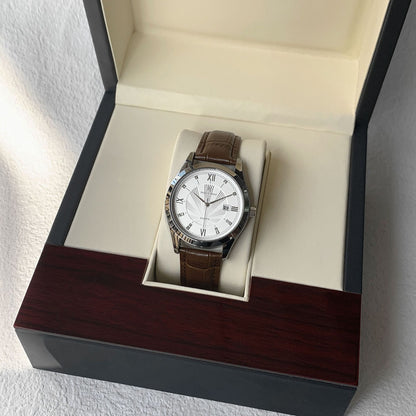 Classic Brown Strap Quartz Watch | Vittorio&Co.
