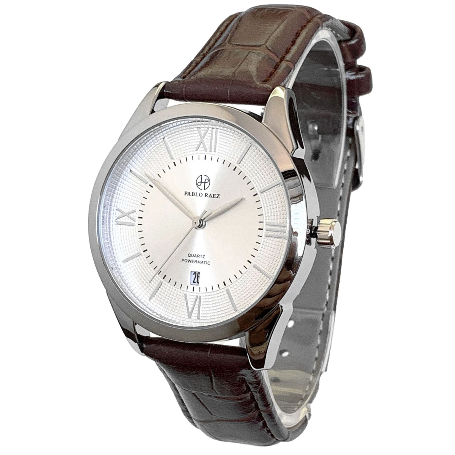 Classic Brown Strap Quartz Watch | Vittorio&Co.
