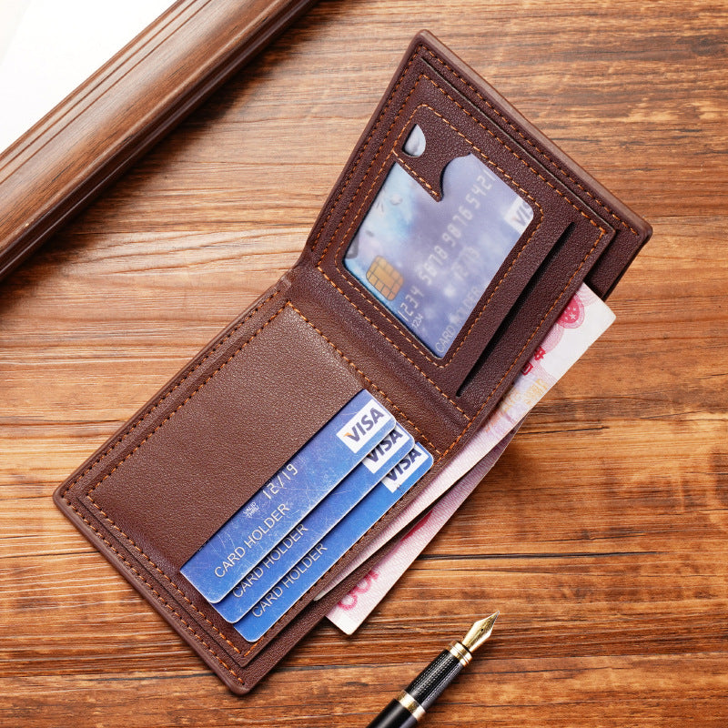 Crossline Trifold Leather Wallet | Vittorio&Co.