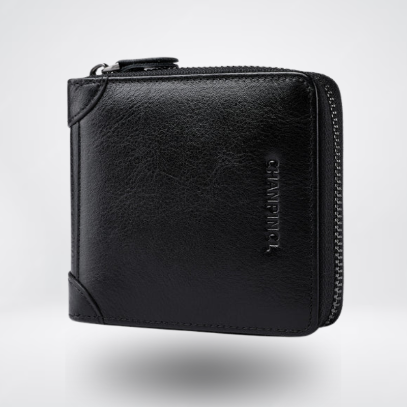 Top Grain Cowhide Zip Coin Wallet | Vittorio&Co.