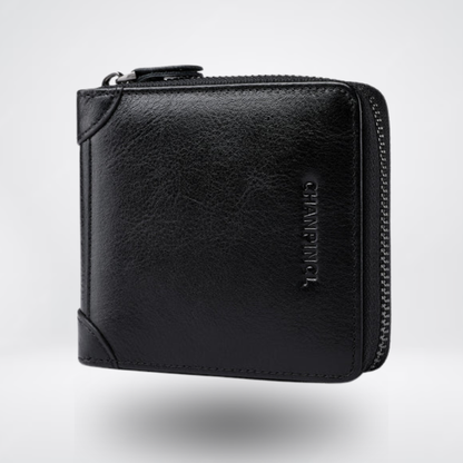 Top Grain Cowhide Zip Coin Wallet | Vittorio&Co.