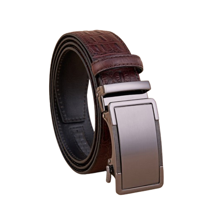 Automatic Buckle Genuine Leather Belt | Vittorio&Co.
