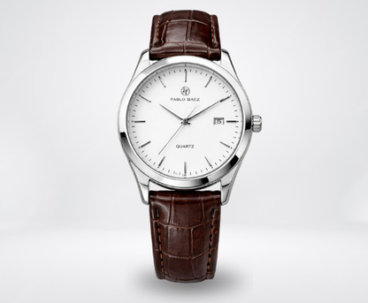 Classic Brown Strap Quartz Watch | Vittorio&Co.