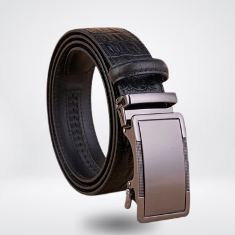 Automatic Buckle Genuine Leather Belt | Vittorio&Co.
