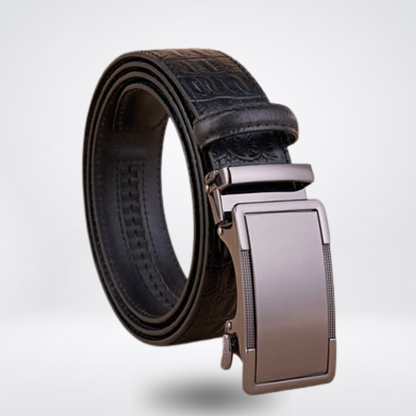 Automatic Buckle Genuine Leather Belt | Vittorio&Co.