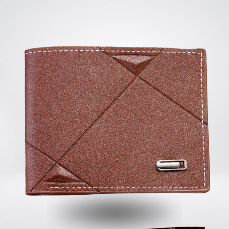 Crossline Trifold Leather Wallet | Vittorio&Co.